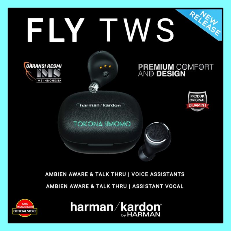 HARMAN KARDON FLY TWS True Wireless In Ear Headphones Original