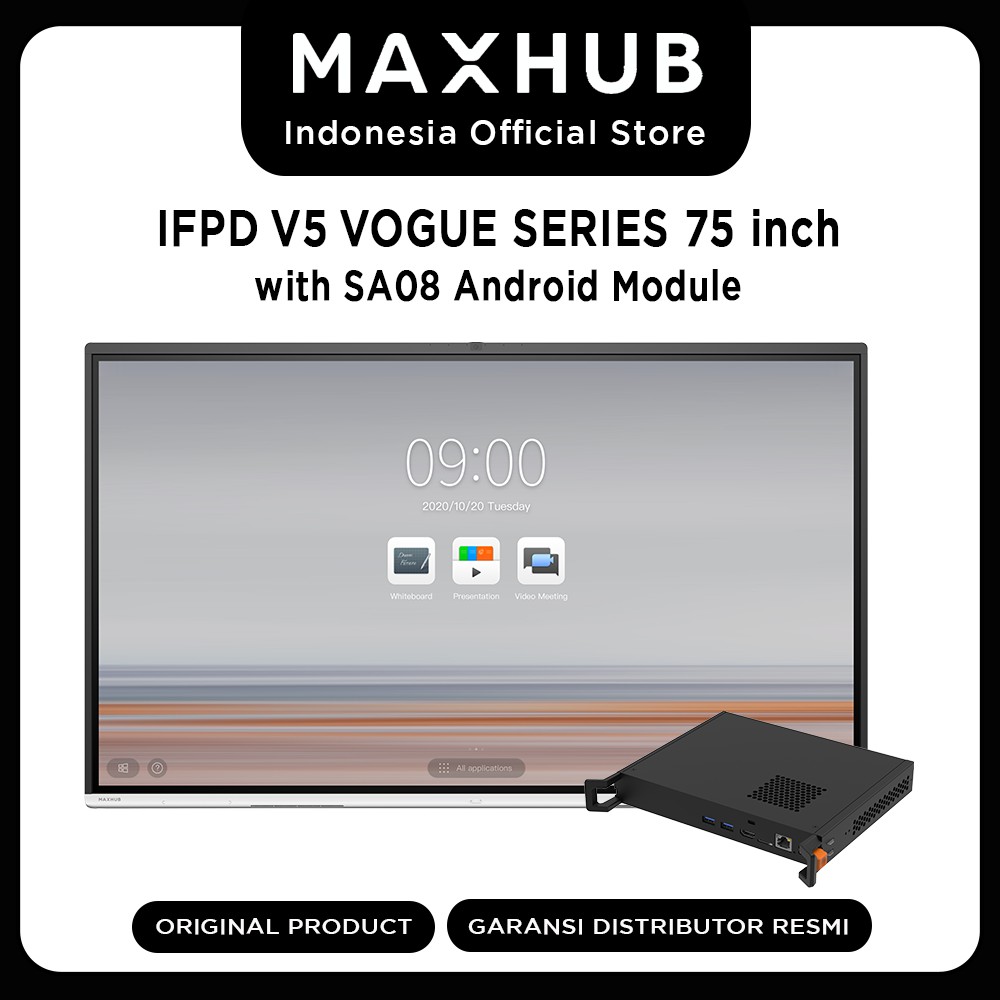 MAXHUB IFPD V5 VOGUE SERIES 75 inch with Android Module