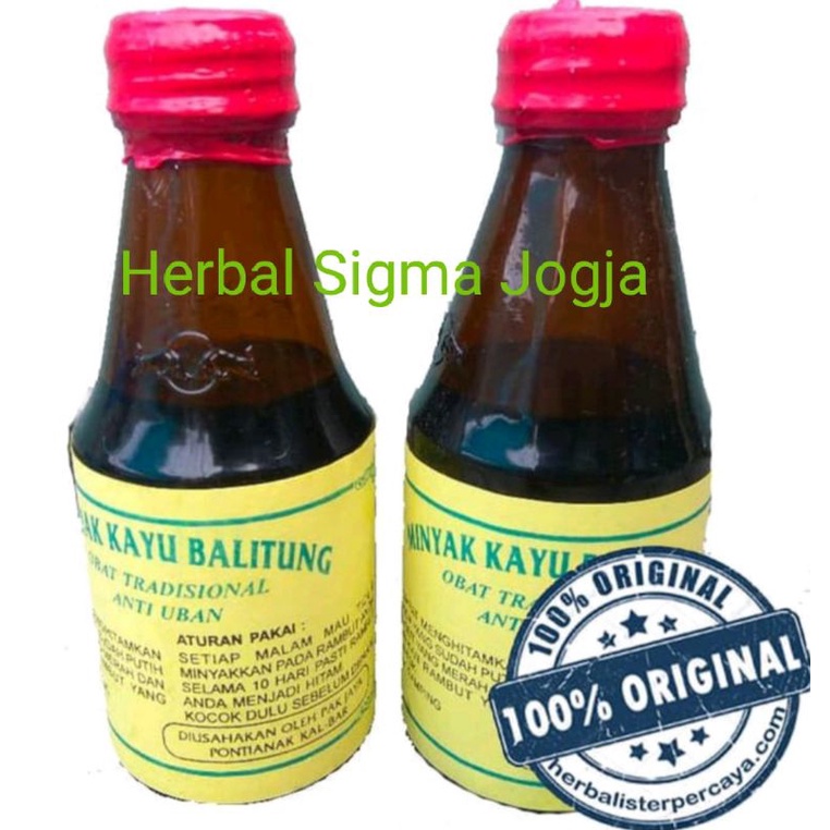 Minyak penghitam Rambut //Penghilang Uban Minyak kayu Balitung Original Kalimantan