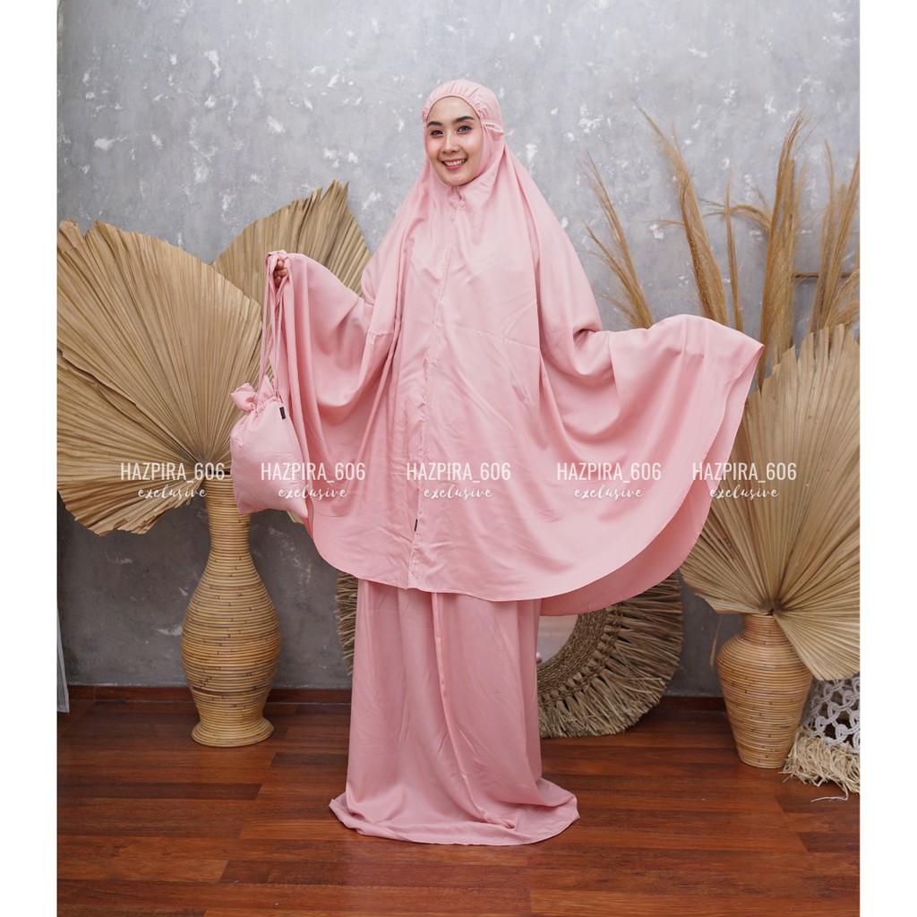 Mukena Bali Premium Jumbo Dewasa Polos