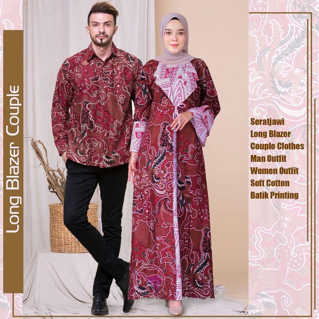 BATIK LONG BLAZER COUPLE BC