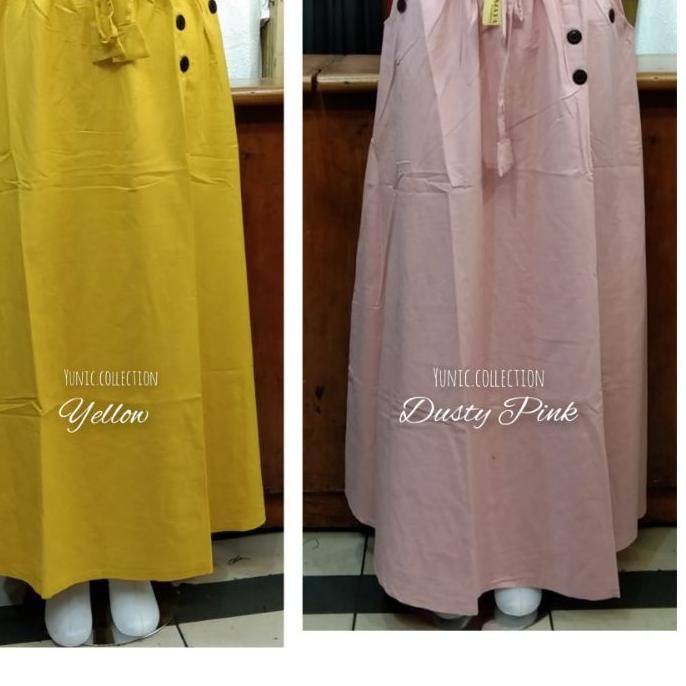 ♘ ROK KATUN LINEN RAMI PANJANG PAYUNG/ROK LEBAR MAYUNG. ROK REMAJA MUSLIM/ROK JUMBO ♬