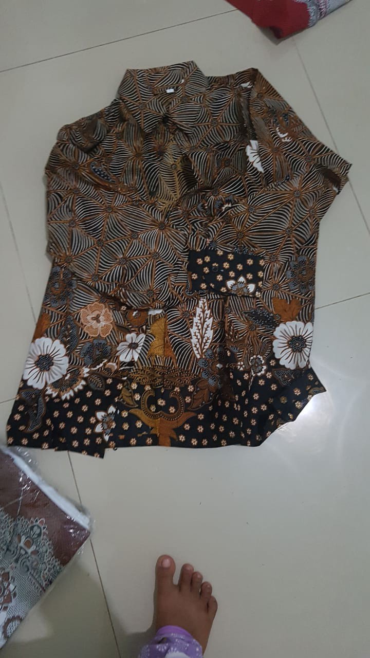 Terlaris Serut Genes Jelita Tunic Navbor Yelbor Whitbor Creambor Tunik Batik Modern Hrb030 Dolbi Dob