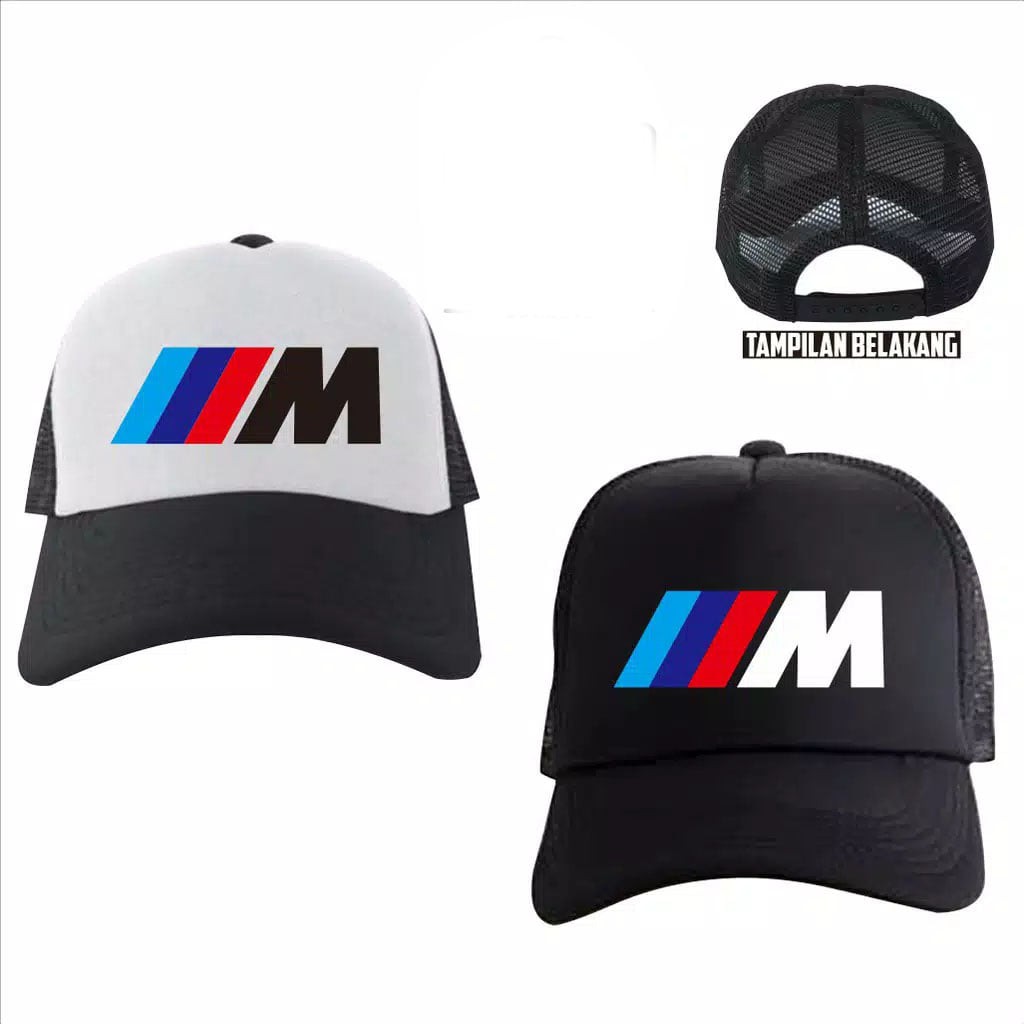topi mobil bmw / topi casual keren / trucker hat / topi jaring bmw