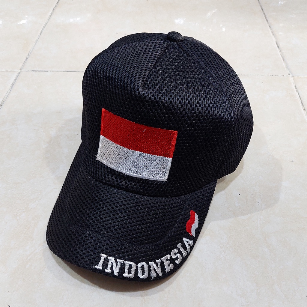 Topi Jaring Double Mesh Bordir NKRI Garuda Tactical TERMURAH