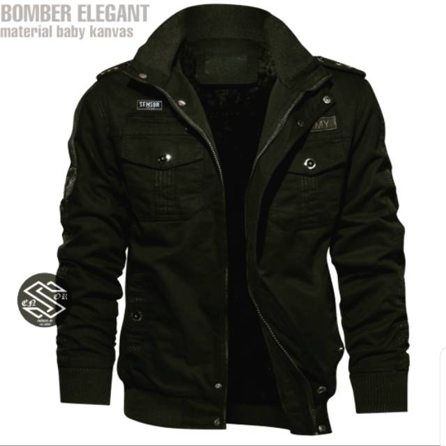 Jaket bomber elegant Jaket Canvas Premium Original |Jaket Cowok | Jaket Distro Casual | Jaket casual