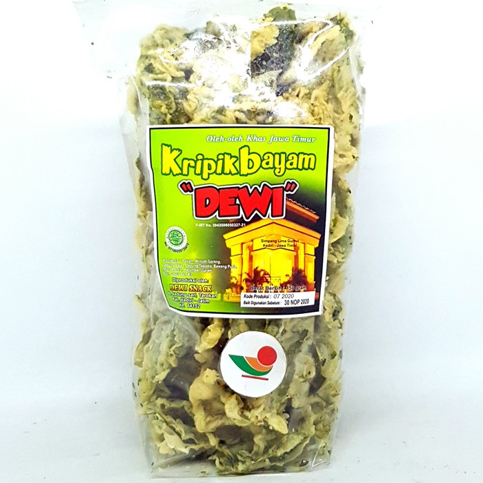 

DEWI KERIPIK BAYAM 150gr | KRIPIK BAYEM HALAL MUI MURAH ASLI CRISPY