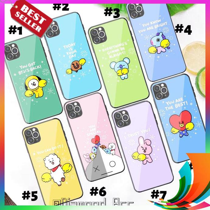 【TERBARU】 Case Hp Glass Bt21 Premium Case Samsung Galaxy A50