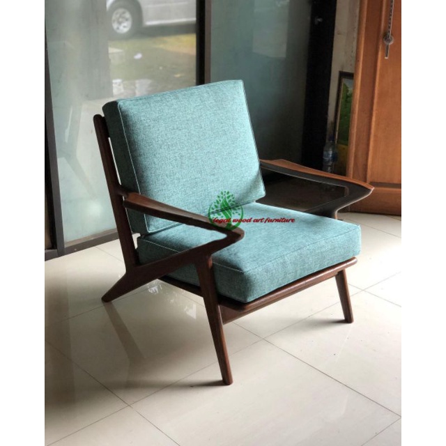 kursi teras minimalis modern jati