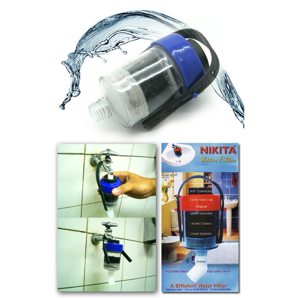 Nikita Water Filter Air Rumah Tangga / Saringan Keran Air / Saringan Kran Air / Penjernih Air