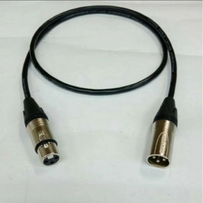 kabel speaker aktif canon cowo ke cewe canon male to female jack xlr