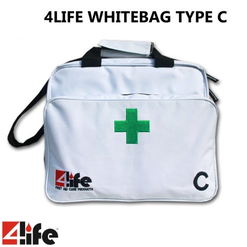 4life White Bag Type C Tas P3k / 4life tas jinjing putih + isi tipe C