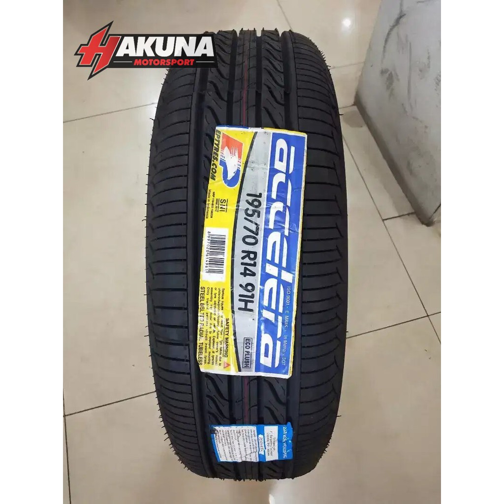 Ban Mobil Std Tubles 195 70 R14 ACCELERA ECOPLUSH 195/70 Ring 14 Tubeles