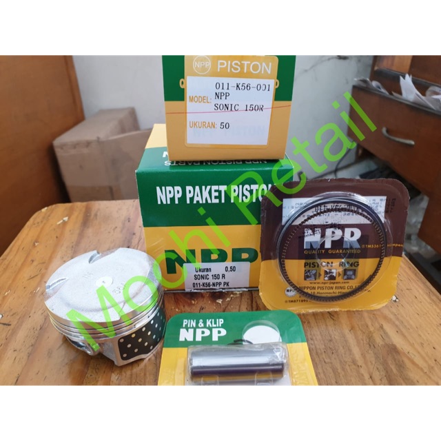 Piston Kit Sonic 150R - CB 150 LED - Supra GTR 150 NPP