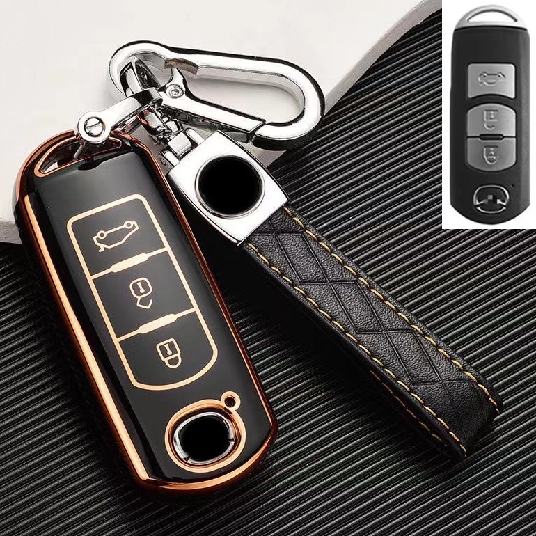 Casing Kunci remote Mobil keyless Untuk mazda 2 mazda 3 mazda 6 cx3 cx5 cx9