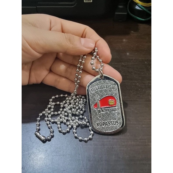 Kalung kopassus pra | Kalung baret merah kopassus | Kalung pria baret kopassus | kalung dan liontin 