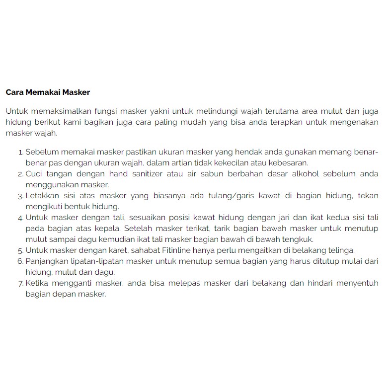 Masker Hijab Kain Polos Tali Panjang