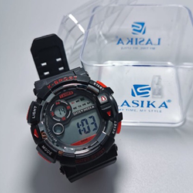 Jam Tangan Sport digital Dewasa Pria Anti Air 50M