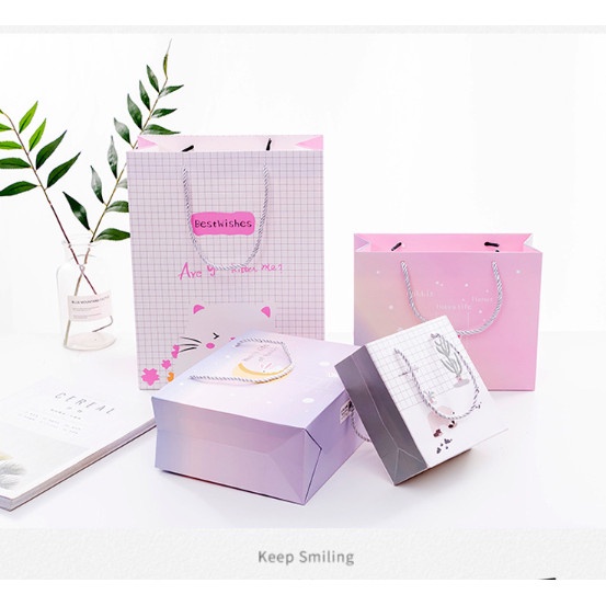 NEW Paper Bag karton Tas Karton Gift bag goodie bag Fancy