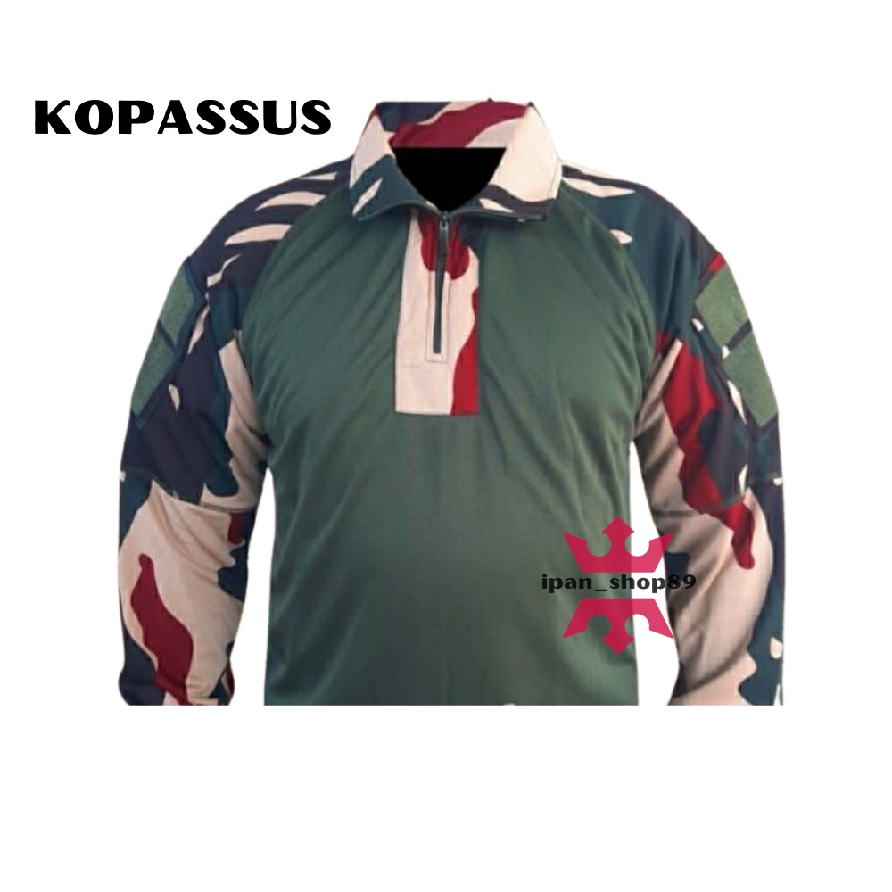 BAJU KAOS TACTICAL BDU LORENG MALVINAS,KRI,KOPASSUS,NKRI