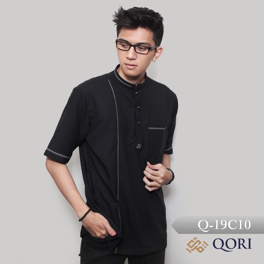  Baju  Koko Qori  Q19 C Lengan Pendek Shopee Indonesia