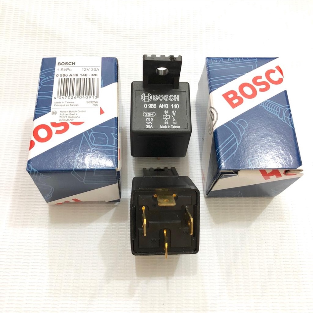 Jual Relay BOSCH 4 kaki 12V 30A 0 986 AH0 140 Ori / RELAY KLAKSON