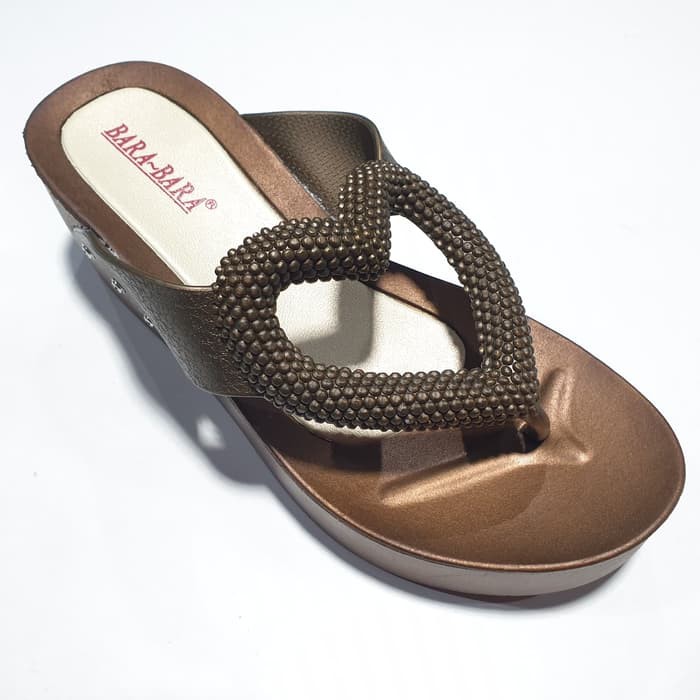 BARA BARA ORIGINAL jelly sandal jepit murah empuk wanita karet import barabara cewek MJZB1955JLV