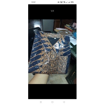 MODANG NAVY RAFANDA KEMEJA BATIK PRIA SOLO LENGAN PANJANG FULL FURIN MENERIMA PESANAN SERAGAM BATIK