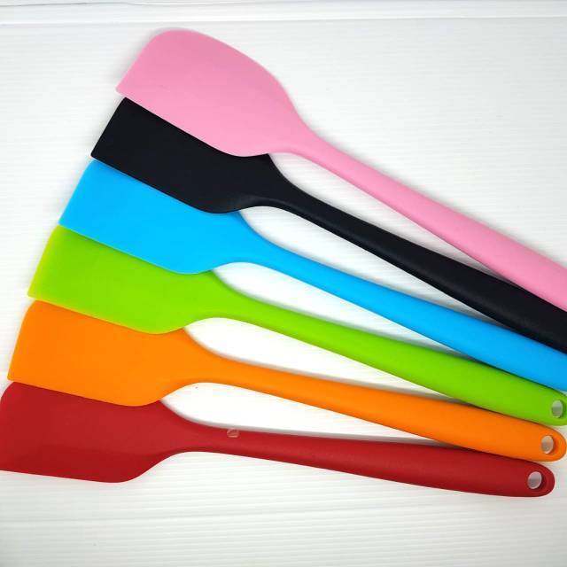 Rubber silicon spatula 28 cm tahan panas kuat tidak merusak teflon