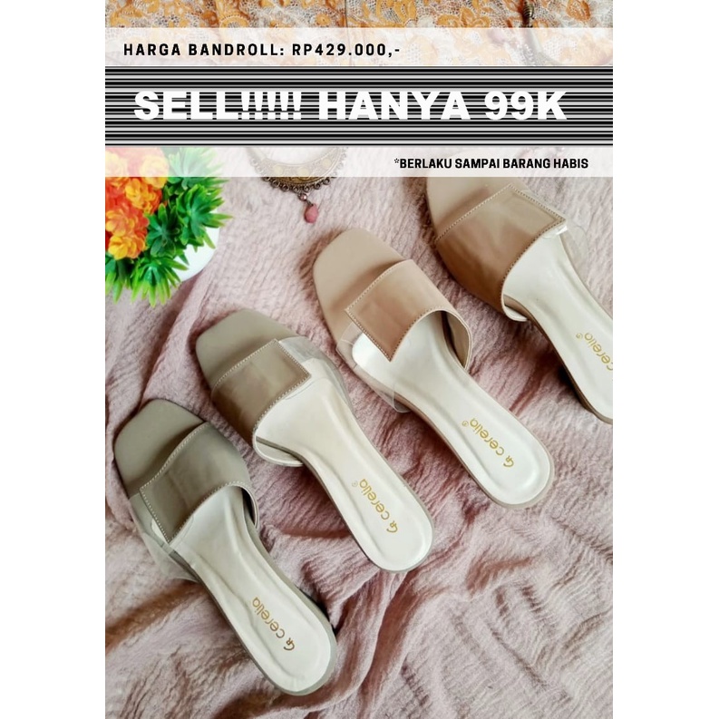 sandal wanita terbaru SALE SANDAL HIGH HEELS CERELIA