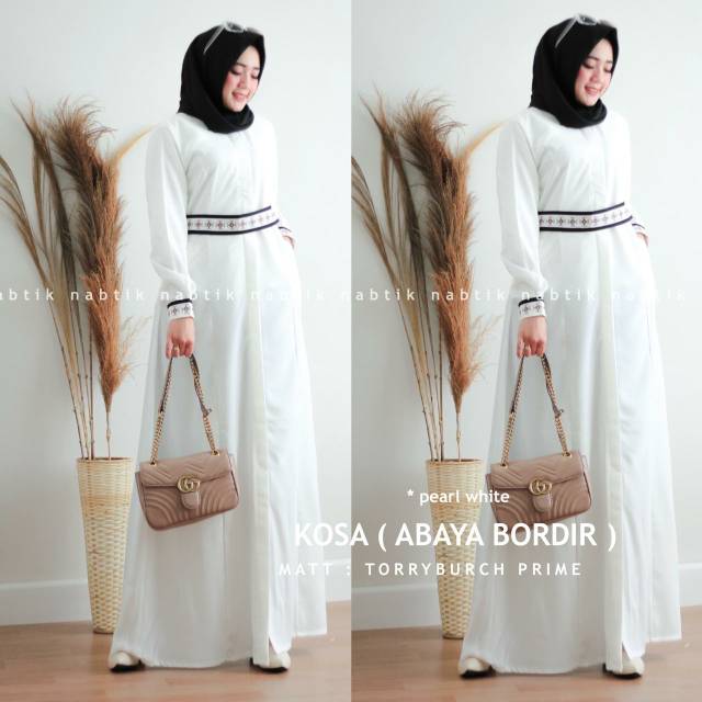 Gamis muslimah KOSA Abaya by nabtik/gamis wanita original nabtik restok