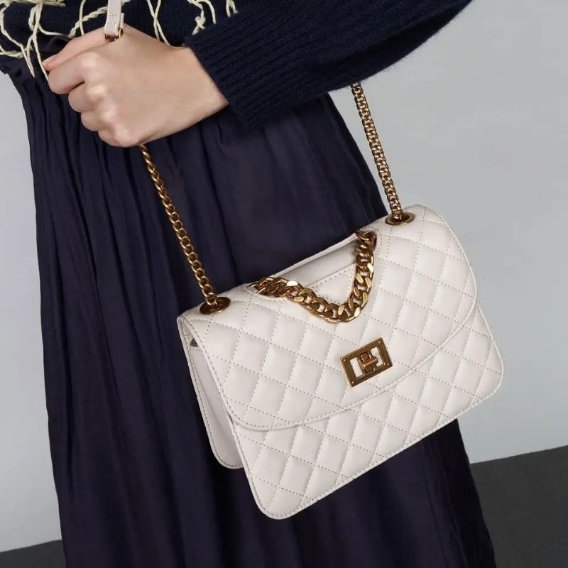 8.8 SALE | CK Quilted Turn-Lock Clutch