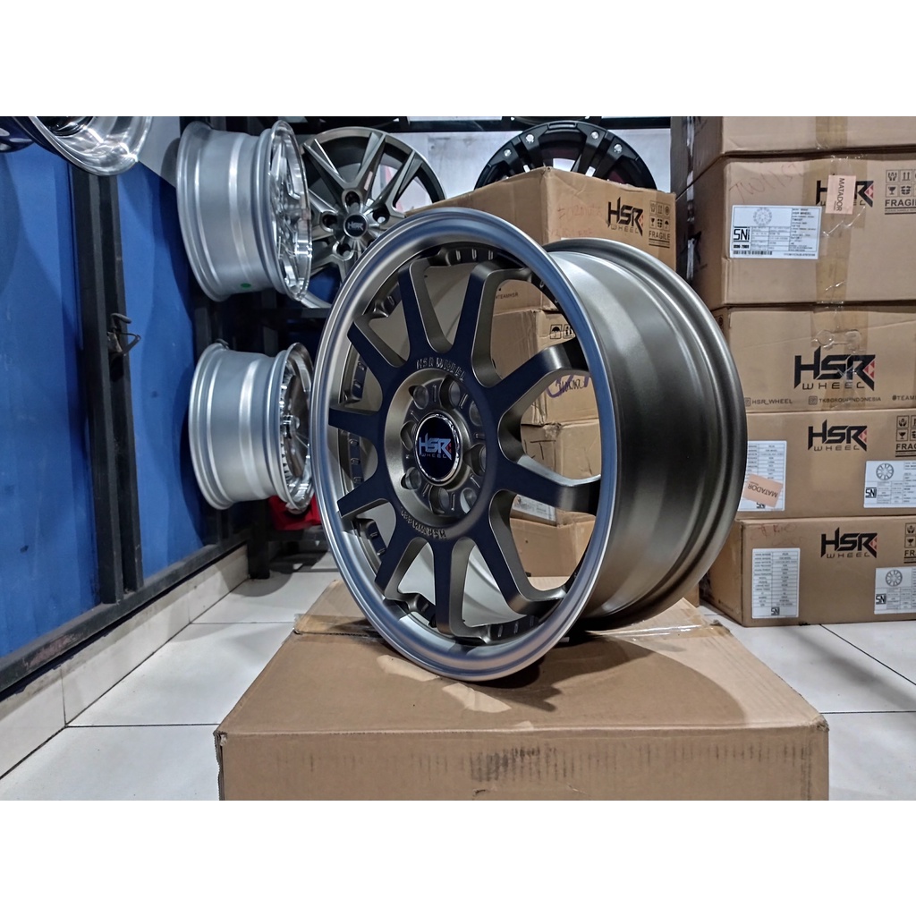 Velg Mobil Racing Modifikasi Ring 15 Baut 4x100 dan 4x114,3 Murah Bukan Ce28 Untuk Agya Altis Ayla A