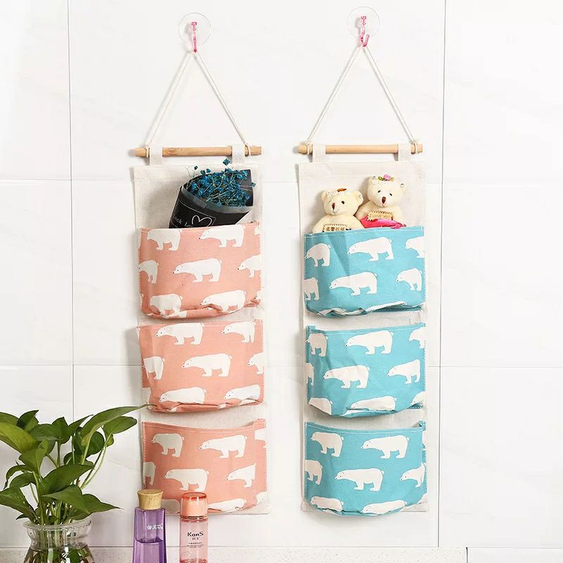 Pouch Gantung 3 sekat/Storage bag gantung 03280 3 sekat