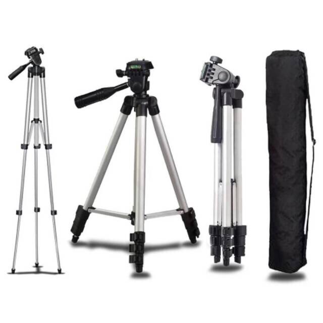 Tripod Kamera Universal Free Tas Tripod 3110 Kaki Stabilizer 1Meter Universal