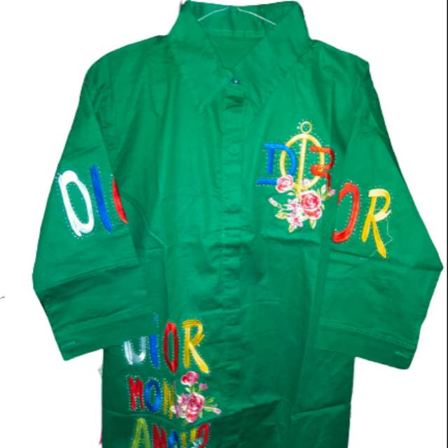 Tunik kemeja dior