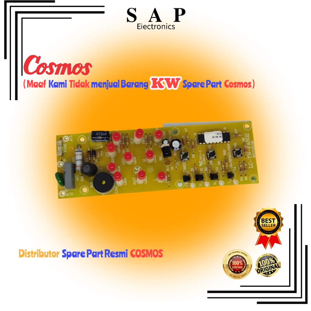 Modul 16 WFCR / PCB / Spare Part / Kipas Angin COSMOS Original
