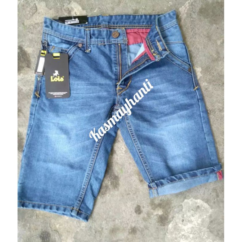 PROMO CELANA JEANS PENDEK LOIS ORIGINAL PRIA/CELANA JEANS PENDEK LOIS KEKINIAN/CELANA LOIS TERBARU