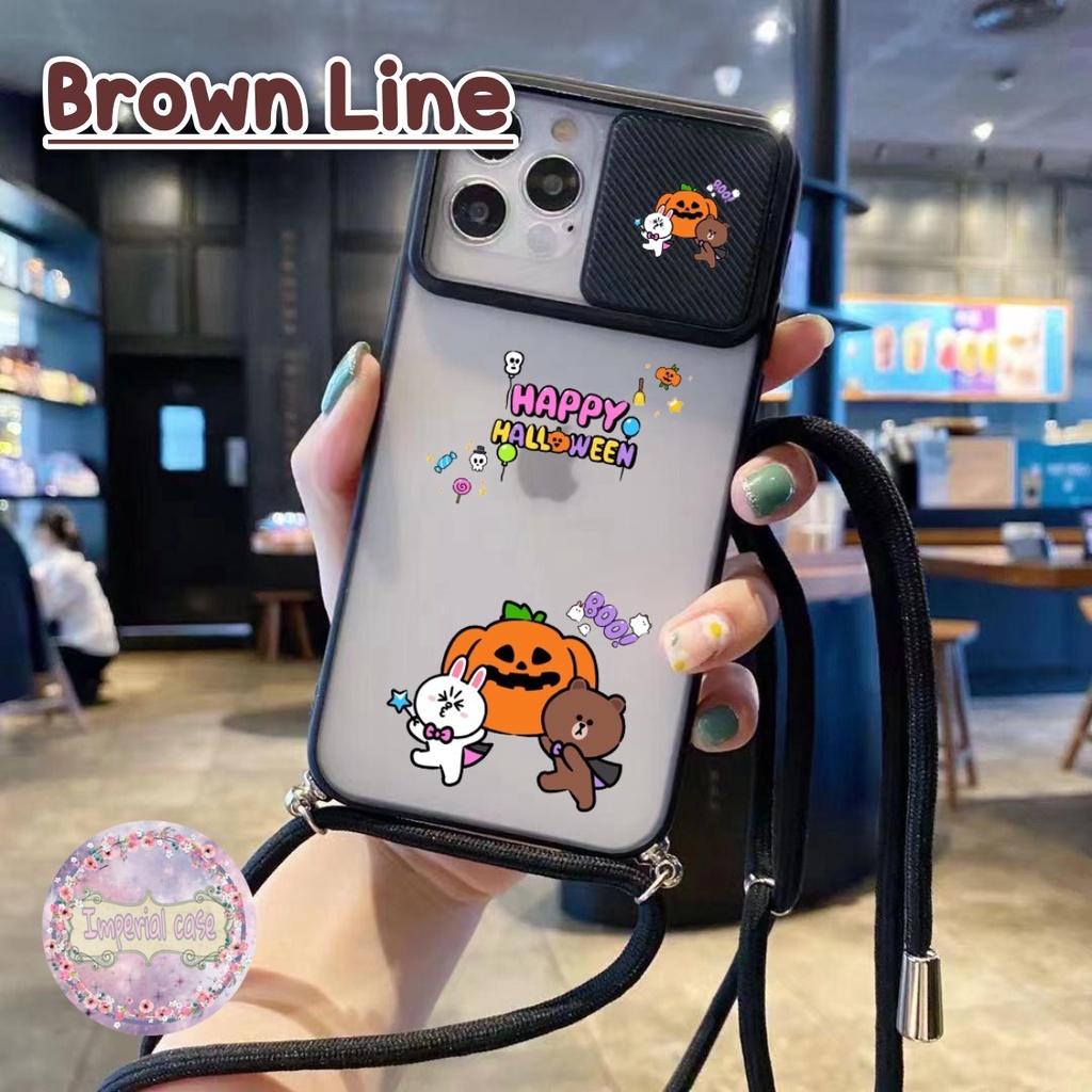 SOFTCASE SLINGCASE SLIDE PELINDUNG KAMERA BEAR SAMSUNG OPPO VIVO REALME IPHONE XIAOMI ALL TYPE IC452