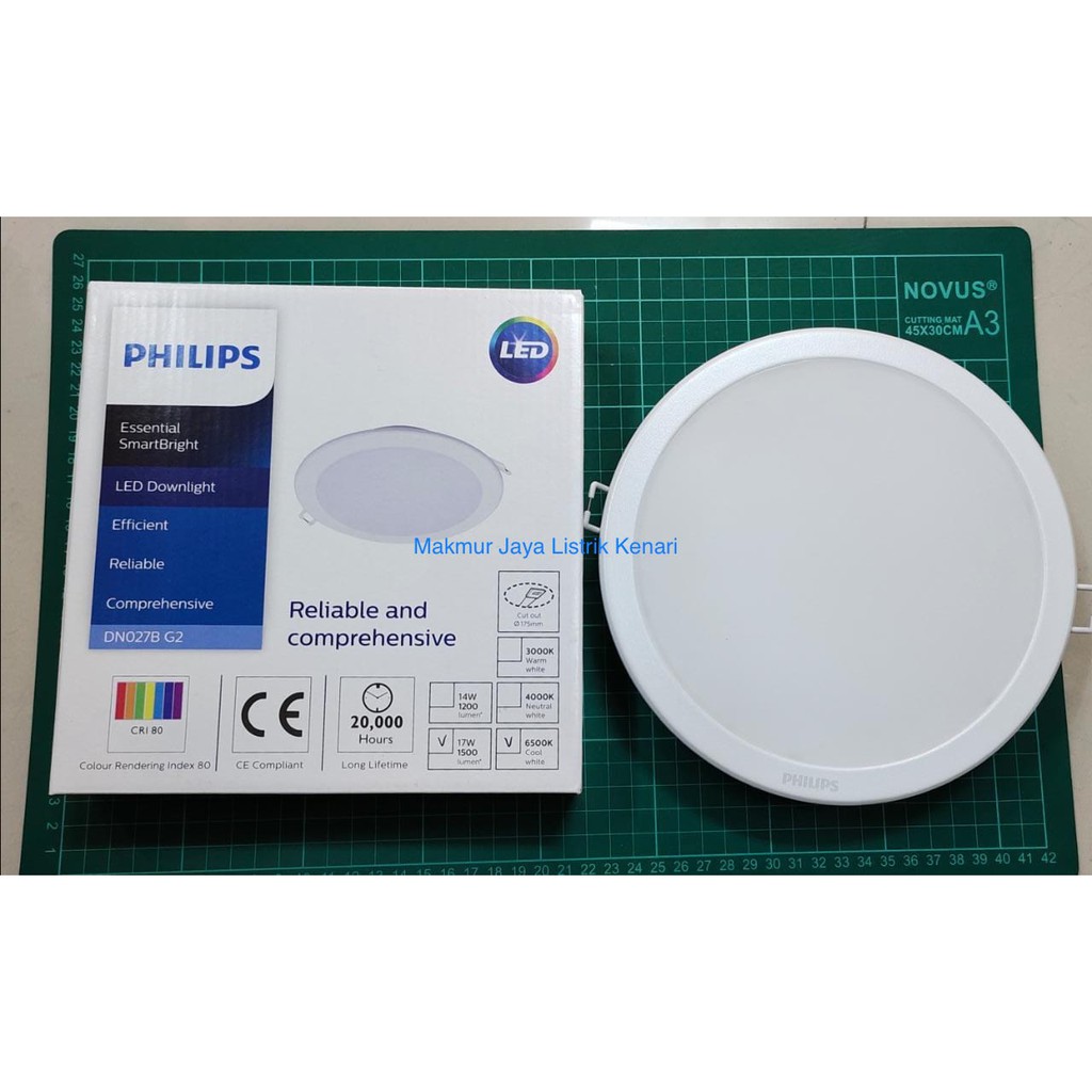 PHILIPS LAMPU DOWNLIGHT LED PANEL DN027B G2 17 WATT 17 W 17W 17WATT