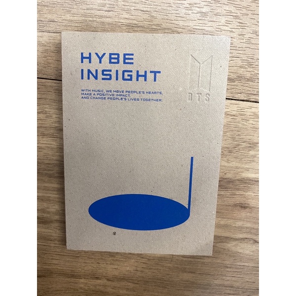

BTS Hybe insight visitors merch - postcard book