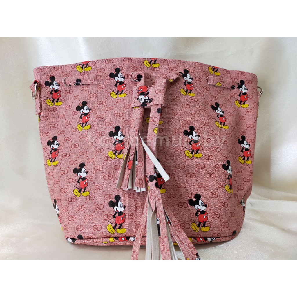 sling bag mickey mouse rumbai/ tas selempang mickey mouse rumbai