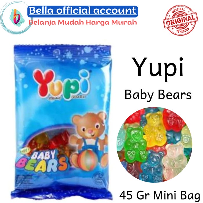 

Yupi Bears Little Star Sour Permen Jelly 45 gr / Kemasan Mini Bag - Yupi Bears