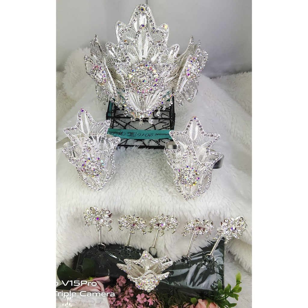MAHKOTA SUNDA  SIGER TRAP  KENCANA  SILVER+ 5 MENTUL  ANTIK  PREMIUM
