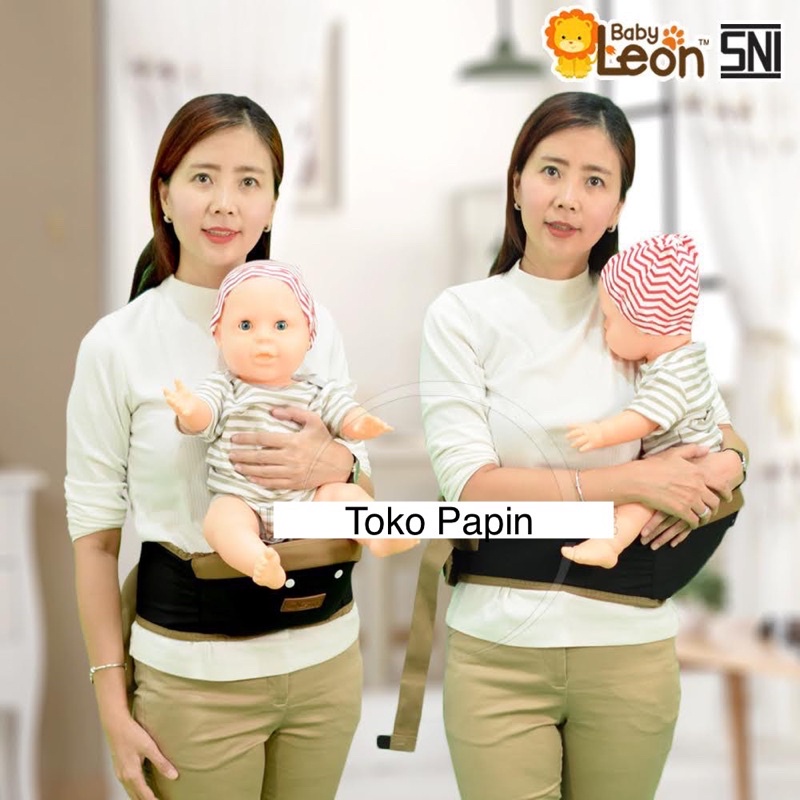 TokoPapin Hipset Anak Bayi Multifungsi Hipseat Bayi Gendongan Depan Duduk 5in1 Baby Leon Hipset Carrier baby
