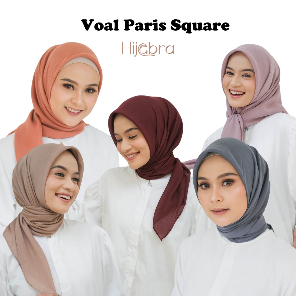 Voal Paris Square /  Hijab Segi Empat Voal Square