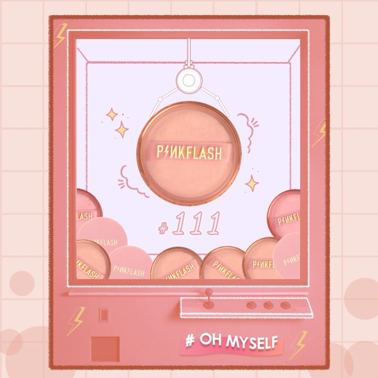 (READY &amp; ORI) Pinkflash Pink Flash Oil Controller Translucent Loose Powder Special Style PF06 PF 06 F06