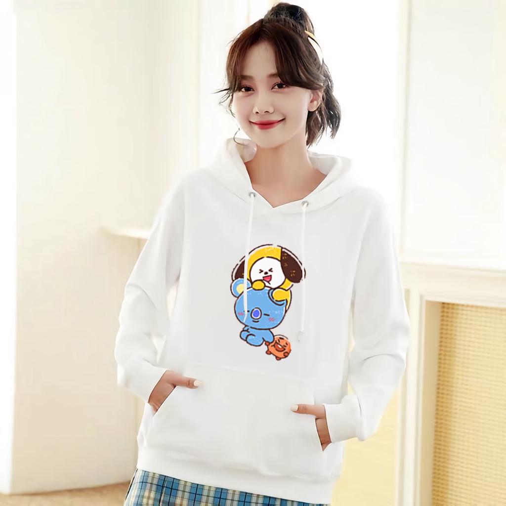 Lilipop.id Sweater Wanita Bts Chimmy Hoodie Jumper Outwear