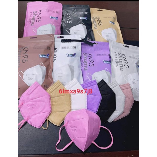 KN95 SHUMU 6ply isi 10pcs