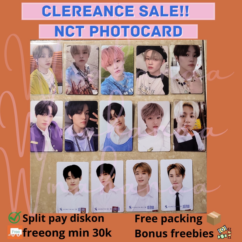 CLEREANCE SALE PC Chenle Jisung Clearbook Agent Hot Sauce AR Selca hs Cafe Somethinc lemonilo Ridin 